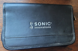 Sonic Innovations Hearing Aid Protective Bag Manual Zipper Closure Stora... - £7.83 GBP