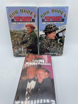 Bob Hope New VHS Tape Lot Laughing with Presidents Entertaining the Troops - £7.50 GBP