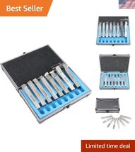 1/2'' 8 Pcs Hss Tool Bit Set, Pre-Ground for Turning and Facing Work, - $150.46