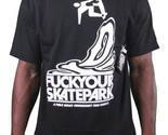 Dissizit Mens Black FYSP Fu$k Your Skate Park Skateboarding T-Shirt SST1... - $37.41
