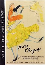 Marc Chagall 23 &quot;Galerie Weltz Salzburg Art in Posters 1959 - £47.19 GBP