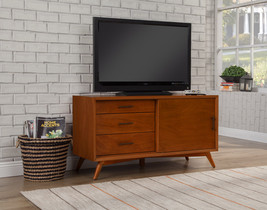 Melbourne 3 Drawers &amp; 1 Door Small TV Stand, Acorn - $925.00