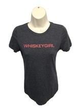 Hudson Whiskey Girl Womens Small Gray TShirt - $19.80