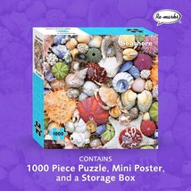 Re-marks Seashore 1000-Piece Puzzle, Artistic Jigsaw Puzzle All Ages USA... - $25.19