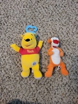 Disney Baby Learning Curve Winnie the Pooh Plush &amp; Tigger Plush With Bea... - $12.00