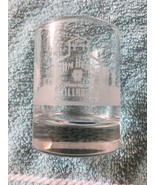JIM BEAM  “American STILLHOUSE”  Double Shot ￼Glass ~ Etched ~ Clermont ... - £10.00 GBP