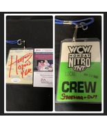 WCW NWO Nitro Backstage Pass Hulk Hogan Signed COA Rare - €1.701,60 EUR