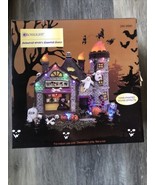 Halloween Village Accesory SpookylCrosslight Animated Witch&#39;s Haunted Ho... - £62.24 GBP