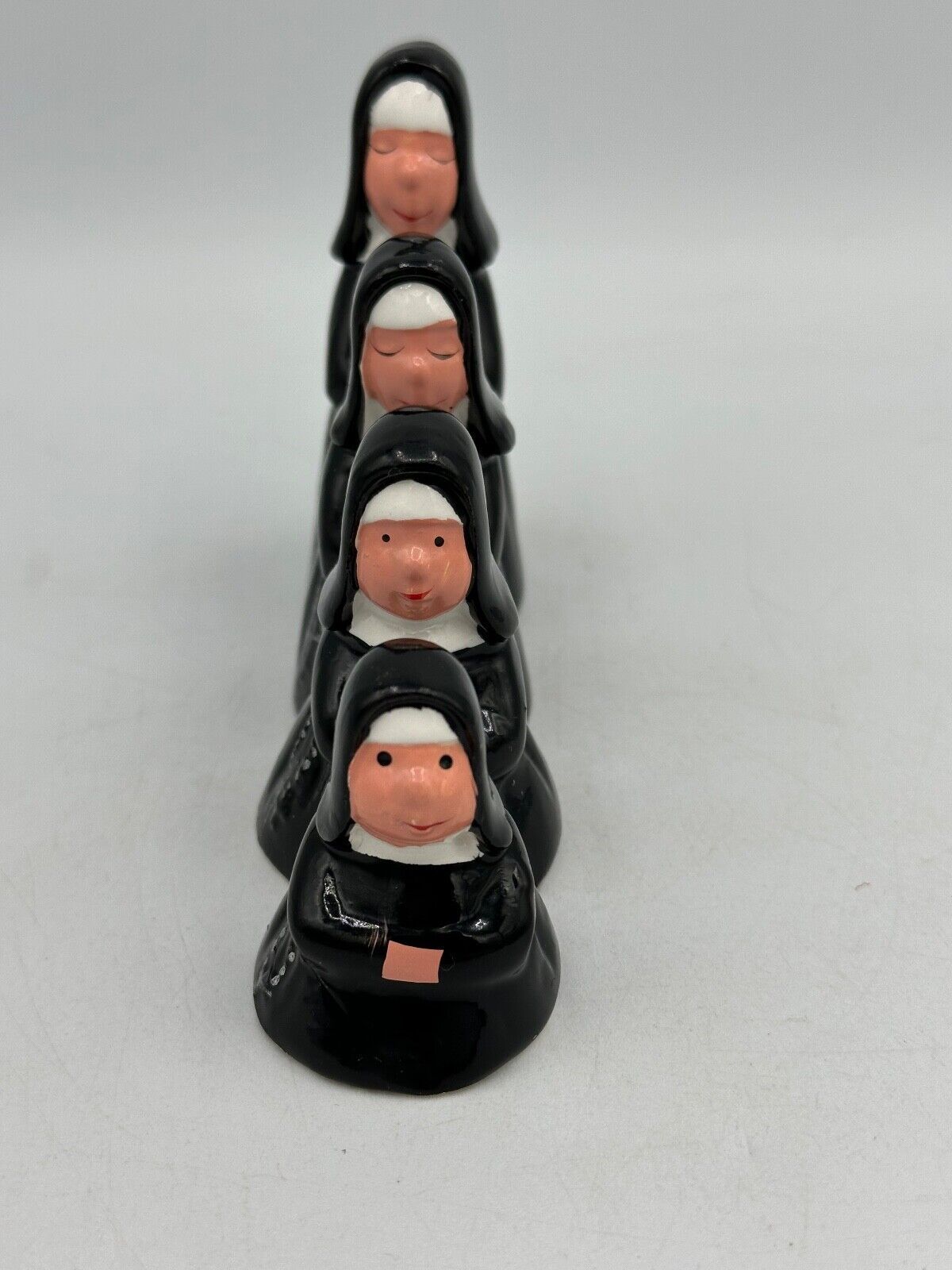 Vintage Department 56 Snow Village Singing Nuns Porcelain Figurine - $17.41