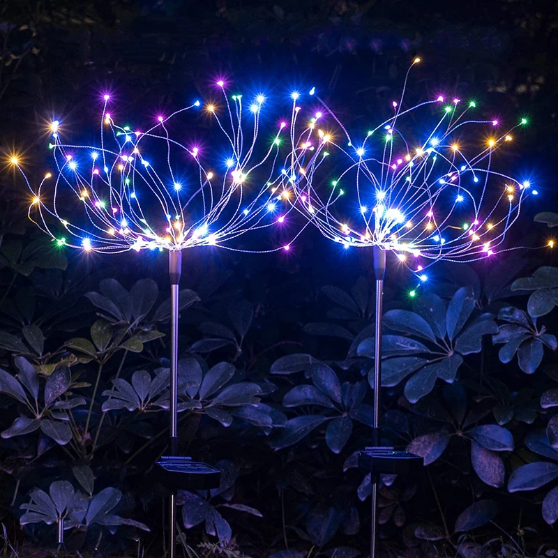 7 Color Solar Led Jellyfish Lamp Waterproof Christmas Lights Outdoor For Garden  - £61.62 GBP