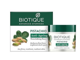 Biotique Pistachio Anti Ageing Nourishing Face Pack for All Skin Types, ... - £9.87 GBP+