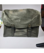 Vintage Army Military Camping Bug Out Bag Messenger Bag Cross Body Bike - $738.54 MXN