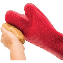 Starfrit Silicone Oven Mitt with Cleaning Bristles | Waterproof &amp; Heat R... - £13.42 GBP