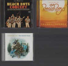 The Beach Boys / LOT of 3 / CD / Concert / Sounds of Summer / Christmas With - £14.82 GBP