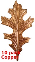 An item in the Crafts category: Copper Stampings Large Oak Leaf Leaves Plants Trees Acorns .020" Thickness L85