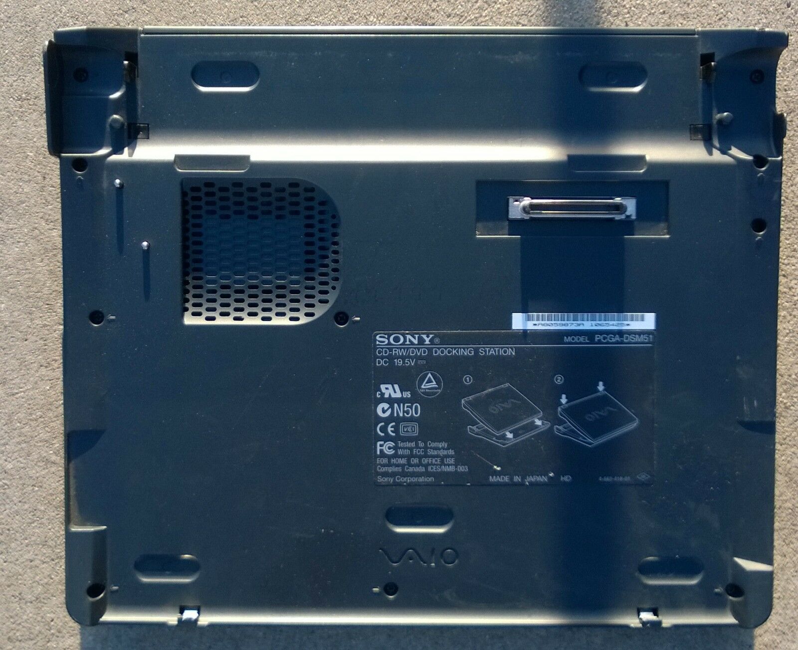 Primary image for Sony Laptop Docking Station Model PCGA-DSM51 with DVD/CD-RW & Floppy Drives