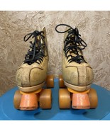 Golden Horse Quad Roller Skates Leather Look Size 7 Men&#39;s - £73.14 GBP