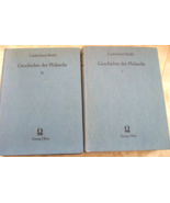 GESCHICHTE DER PHILATELIE VOLUMES I &amp; II by Carlrichard Bruhl  German Ed... - £52.72 GBP