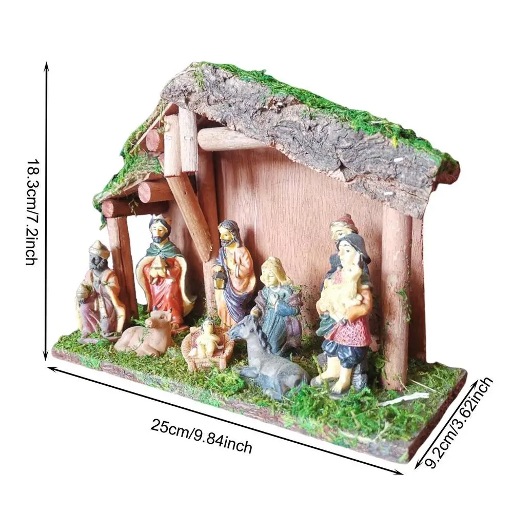 Nativity Sets For Christmas Indoor en House With LED Light Nativity Sets For Chr - £97.28 GBP