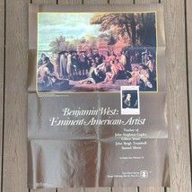 Vintage 1975 Benjamin West Artist USPS Post Office Stamp Advertising Pos... - £15.18 GBP