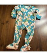 Carter’s Tropical Floral Footie Pajamas Girls Size 24 Months - $14.53 CAD