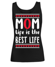 Mom life is the best life, black Women&#39;s Tee. Model 60045  - £21.91 GBP