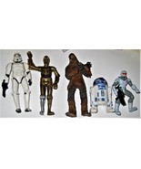 Star Wars - Lot of 5 action Figures (R2D2, 3CPO, Storm trooper,Wookie &amp; ... - €14,46 EUR
