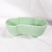 USA Planter 402 3 Footed Vintage Mint Green Ceramic - £18.08 GBP