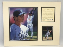Hideo Nomo Los Angeles Dodgers Matted Kelly Russell Lithograph Art Print - £7.77 GBP