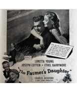 1947 The Farmer&#39;s Daughter Movie Advertisement Loretta Young Film Vintag... - $41.13 CAD