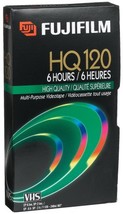 Fuji 23021121 HQ T-120 VHS Video Cassette (Discontinued by Manufacturer) - £4.22 GBP