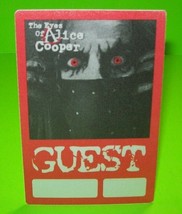 Alice Cooper Backstage Pass Original The Eyes Of Horror Shock Rock Halloween - £7.92 GBP