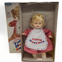 Vintage 1970 Horsman 15&quot; Tall Talking Happy Baby Doll Original Box - £61.08 GBP