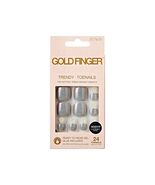 KISS GOLDFINGER TRENDY TOENAILS 24 TOENAILS GLUE INCLUDED - #GDTW03 - $7.99