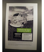 2008 Geico insurance Ad - Survive the &#39;60s? You deserve special treatment - £14.55 GBP