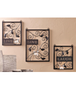 Live, Love, Laugh Candle Wall Candle Sconce Decor - $839.08 MXN