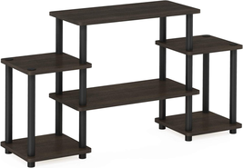 Turn-N-Tube No Tools Entertainment TV Stands Dark Brown And Black NEW - £32.59 GBP