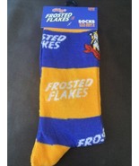 Frosted Flakes Crew Socks Size 6-12 Kellogg&#39;s Blue NEW - £5.35 GBP