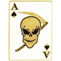 Ace of Spades Death Pin 7/8&quot; - £7.33 GBP