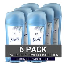 Secret Antiperspirant and Deodorant Women, Original Unscented Invisible Solid, p - £47.95 GBP