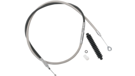 High Efficiency Stainless Braided Clutch Cable 57 1/4 in For Harley Davidson XLH - £69.97 GBP