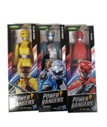 Sabans Power Rangers Beast Morphers Silver Red and Yellow Ranger Action ... - £49.66 GBP
