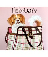 Cavalier King Charles February Dog Days Poster Calendar 14 x 11&quot; Art DWD... - $29.99