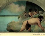 The Cairn Mural by John Alexander Vintage Phostint Art UNP Postcard T11 - £2.31 GBP