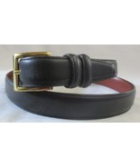 Coach Genuine Leather Adjustable Belt Black Size 34” - £31.42 GBP