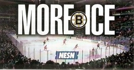 Boston Bruins 2000-01 Schedule Flyer More Ice W/ Detroit Red Wings Game Action - £0.77 GBP