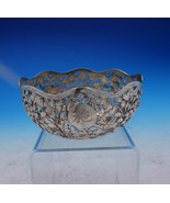 Lain Chang Chinese Sterling Silver Bowl Pierced Engraved w/Leaves Flower... - €589,75 EUR