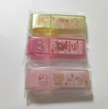 Roller Eraser With case Pink Rabbit Yellow Pig Pink Bear Retro Old Goods... - £17.70 GBP