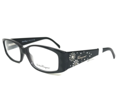 Salvatore Ferragamo Eyeglasses Frames 2645-B 526 Black Silver Stars 52-1... - £59.63 GBP