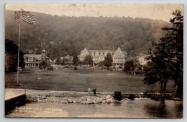 NY Silver Bay Assoc Lake George From Dock RPPC New York Photo Postcard S25 - £23.88 GBP